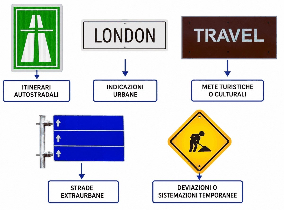 Colori di fondo e tipo di itinerario