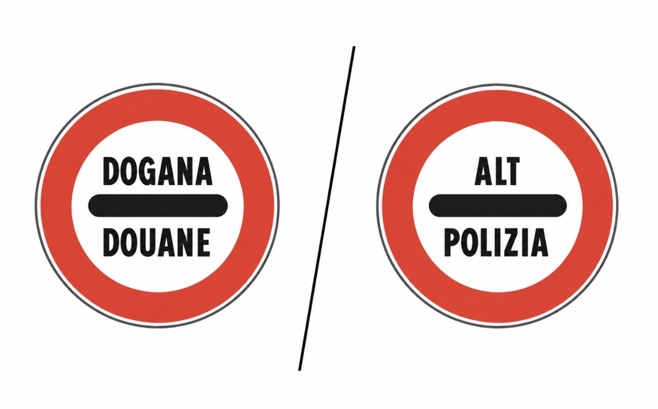 Arresto presso dogana, controllo e pedaggio
