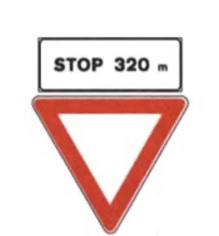 Preavviso di STOP e posizione dei segnali