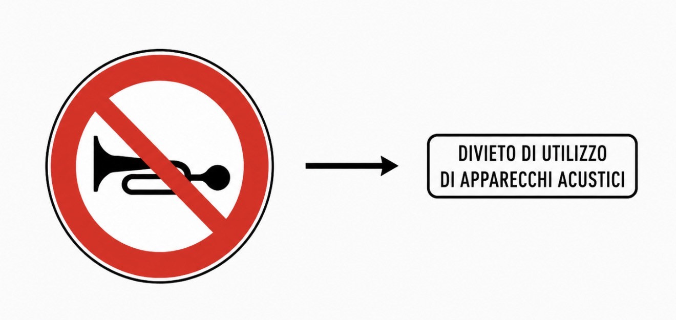 Divieto di segnalazioni acustiche