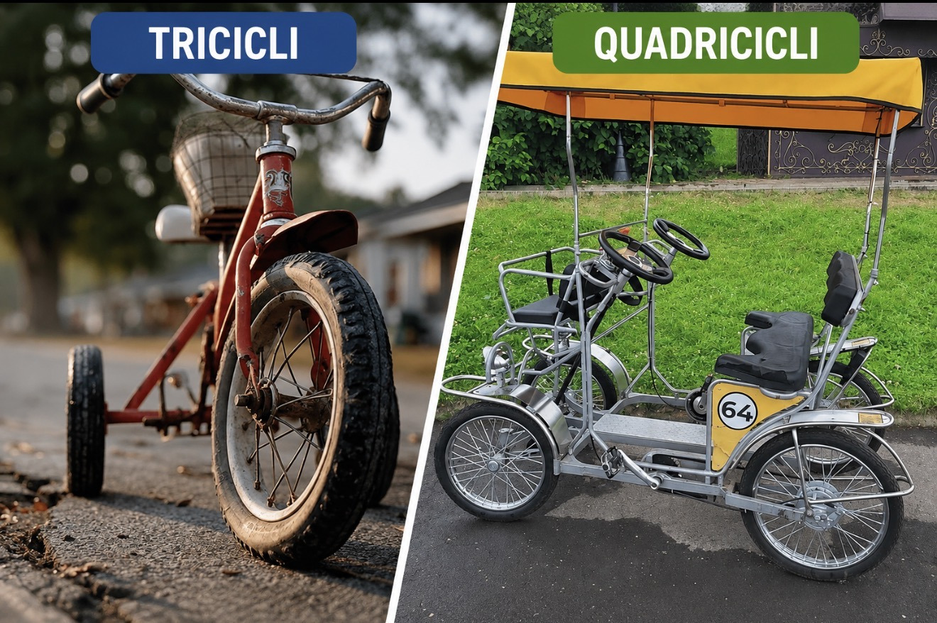 Tricicli e quadricicli